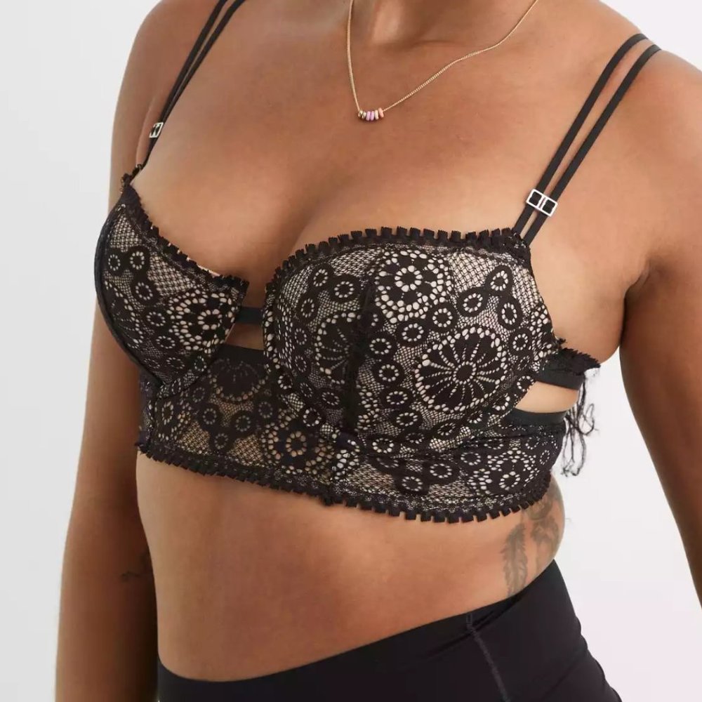 NWT | Aerie Balconette Joy Lace Bra Size 38 D